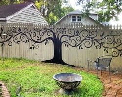 Декоративная накладка на забор "Дерево желаний"